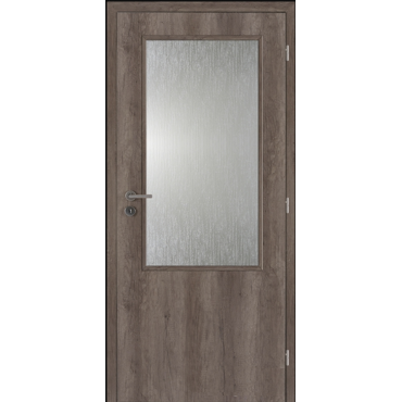 Polypropylénové dvere Masonite 2/3 sklo + obložková zárubňa