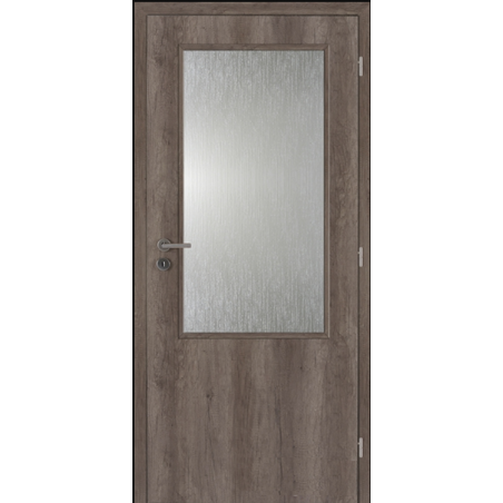 Polypropylénové dvere Masonite 2/3 sklo + obložková zárubňa