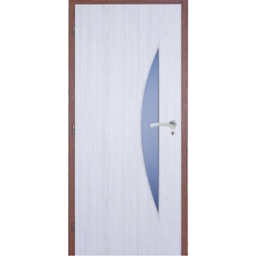 Polypropylénové dvere typ010 sklo + obložková zárubňa