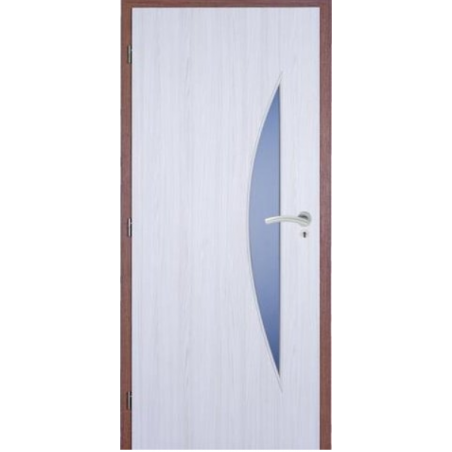 Polypropylénové dvere typ010 sklo + obložková zárubňa