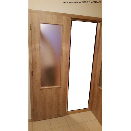 Laminátové interiérové dvere 2/3sklo