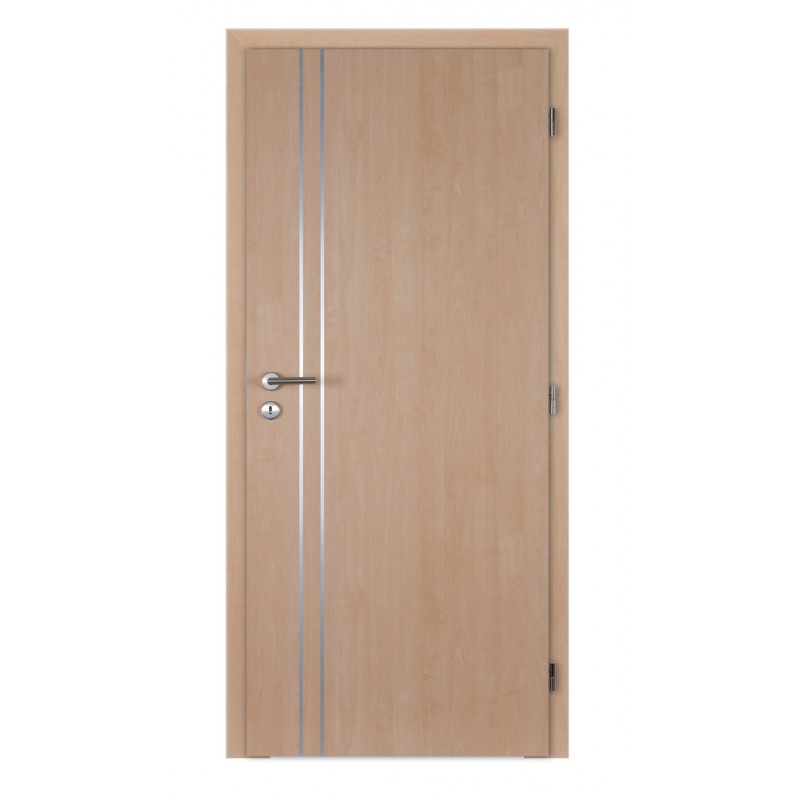 Laminátové interiérové dvere ALU VERTIKA