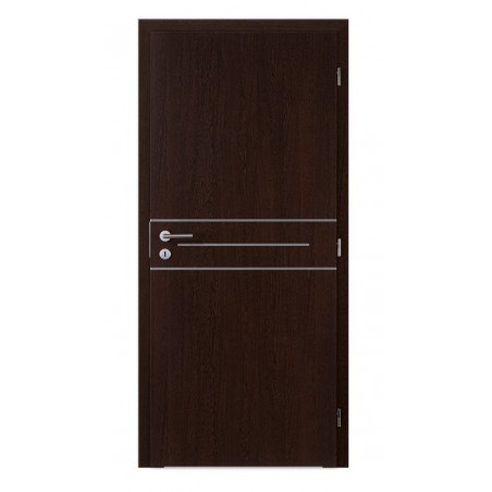 Laminátové interiérové dvere ALU VERTIKA