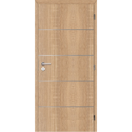 Laminátové interiérové dvere ALU IV