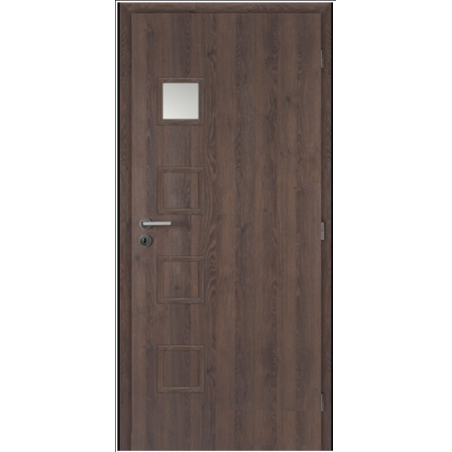 Laminátové interiérové dvere GIGA 1 sklo