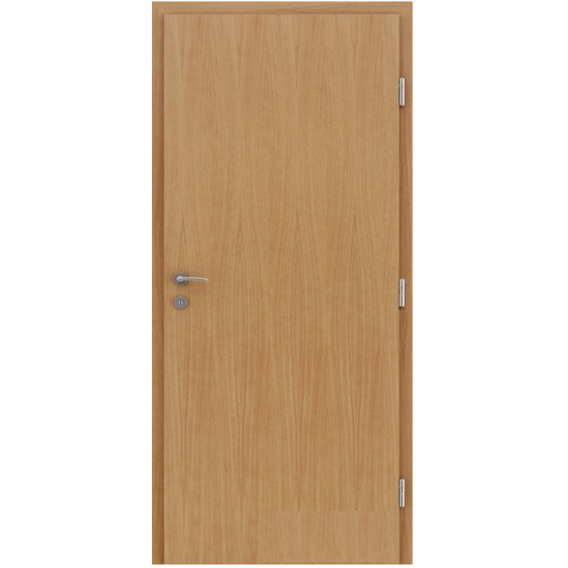 Dyhované dvere plné + obložová zárubňa (V)